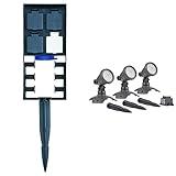 Produkt 2: ANWENDUNG: mittels Erdspieß (Plug 'n' Play) und verstellbarem Kopf schnell und simpel installieren und einfach justieren - für ansehnliche Leuchtakzente in jedem Garten und Gewässer. Bei Wand- oder Standmontage muss die Tragfähigkeit des Untergrunds gewährleistet sein.