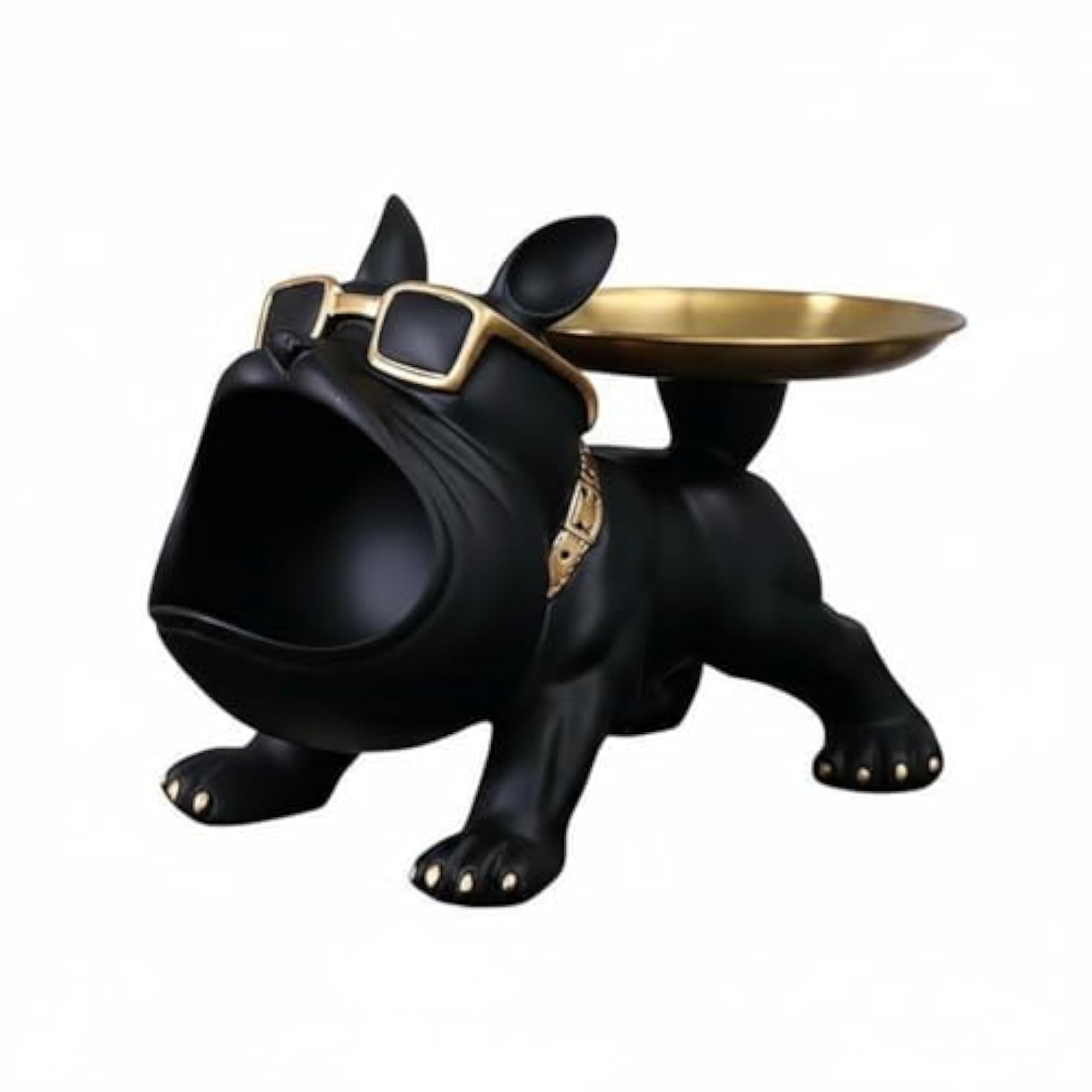 Luxury Look Resin Canine Key Bowl, Modern Design