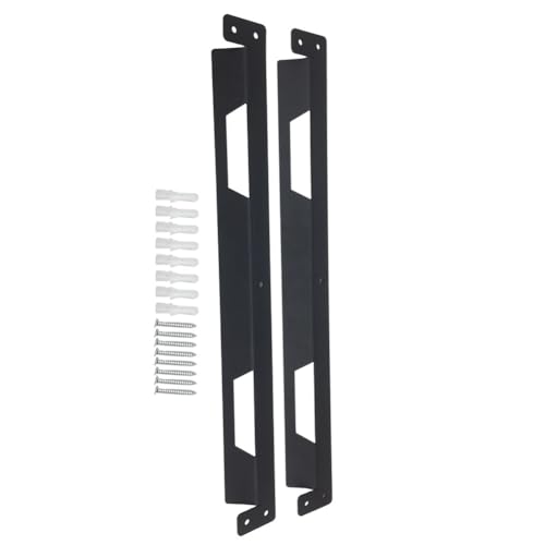 Supports de montage Toughbuilt StackTech en métal noir pour établi mural et remorque x2