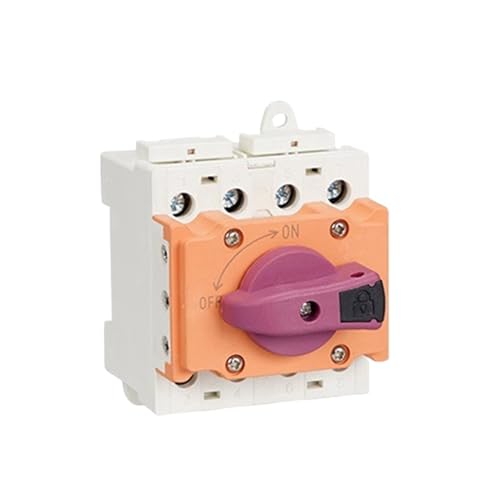 Solar Isolator Switch PV DC 1200V 32A Solar Rotating Handle Isolator Rotary Switch Disconnector for Solar Device(As Shown LONQ40.X)