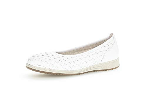 Ballerine pour Femme Gabor confortable en cuir véritable noir