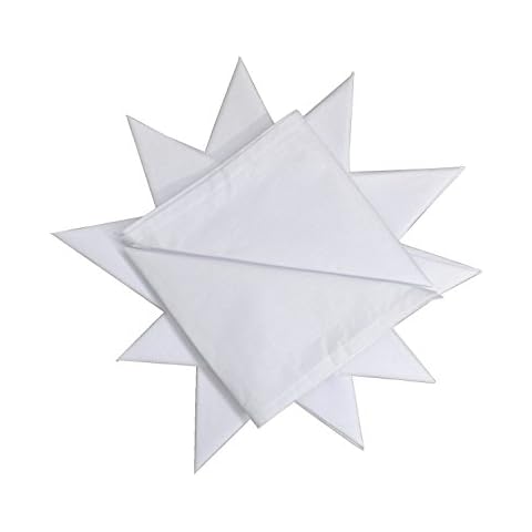 Dudu N Girlie Hemmed Stitch Men Cotton Handkerchief Cover