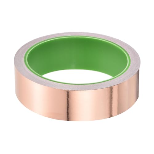 Image of PATIKIL Copper Foil Tape 1.18 Inch x 33 Feet 0.05mm Thick Double Sided Conductive Adhesive EMI Shielding for Electronics, Circuits, Grounding