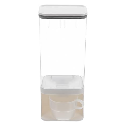 Abaodam Pet Food Storage Container Sealed Wall Mounted Food Dispenser for Dogs Cats Durable Airtight Storage Case Design Moisture Secure Buckle