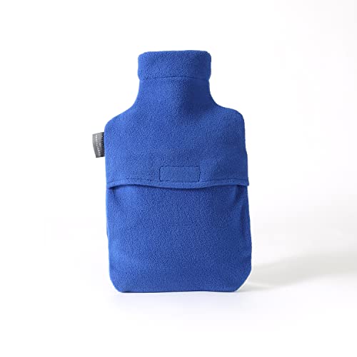 2 Liter Color Changeable Hot Water Bottle With (2 Pack) Multi Functional Portable Cover, Multi Functional Hot Water Bag For Pain Relief Hot Cold Therapy - Red & Blue #TOP6