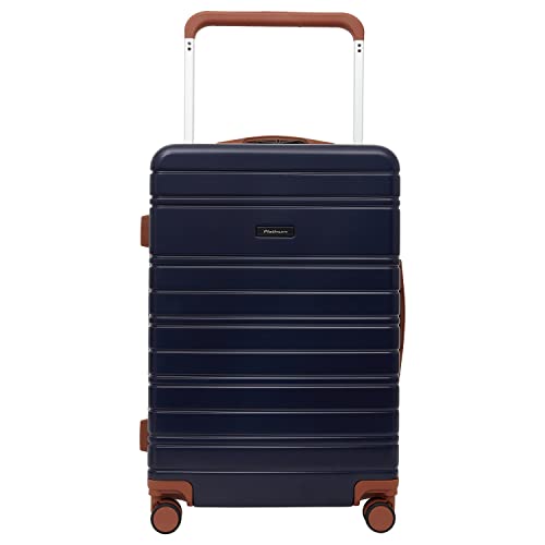 Image of Travelers Club 2PC or 20 inch Navigate Luggage Set, Navy Blue, 20 inch Carry-On