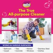 Miniatura 4 de Quick N Brite Limpiador líquido, verdadero limpiador multiusos, concentrado de limpieza de 128 onzas