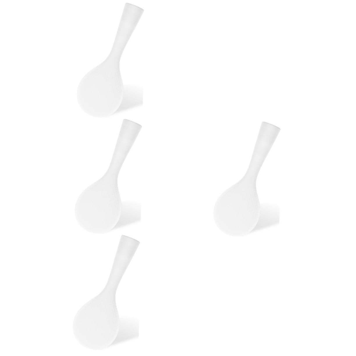 MAGICLULU 4pezzi Cucchiaio Di Riso Silicone Antiaderente Paletta Freestanding Per Cucina Manico Ergonomico Utensile Per Servire Riso e Pasti