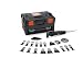 Produktbild FEIN Multimaster MM 700 Max BLACK EDITION, Unser bestes MultiTool mit über 30 Zubehören zum Sägen, Schleifen, Schneiden , 450 W, Anti-Vibrationssystem, Aufnahme StarlockMax, QuickIN Werkzeugwechsel