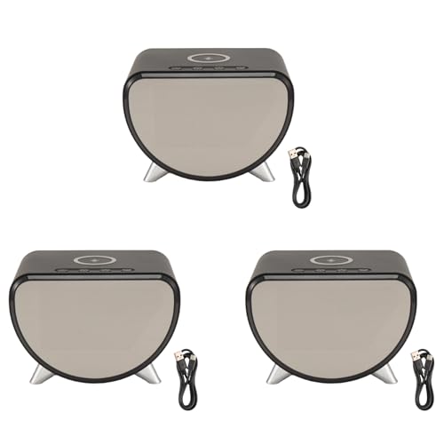Réveil multifonction horloge de température LED pour chargeur sans fil
