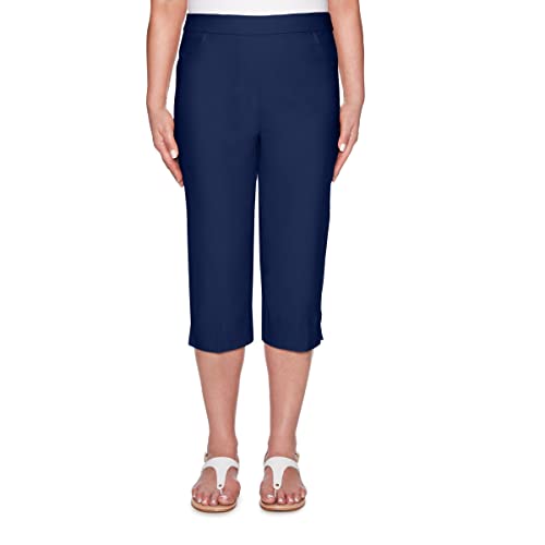 Alfred Dunner Womens Plus-Size Allure Clam Digger Capri
