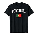 Vintage Flag of Portugal Love Your Country T-Shirt
