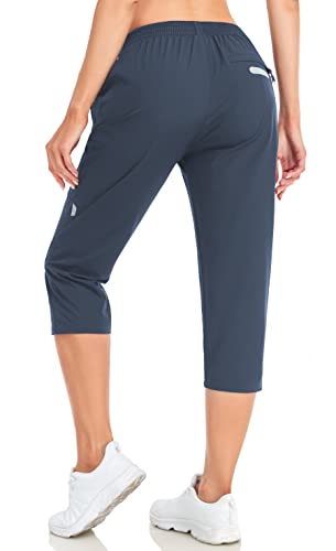  Women's Lightweight Quick-Dry Cargo Capris for Outdoor Activities