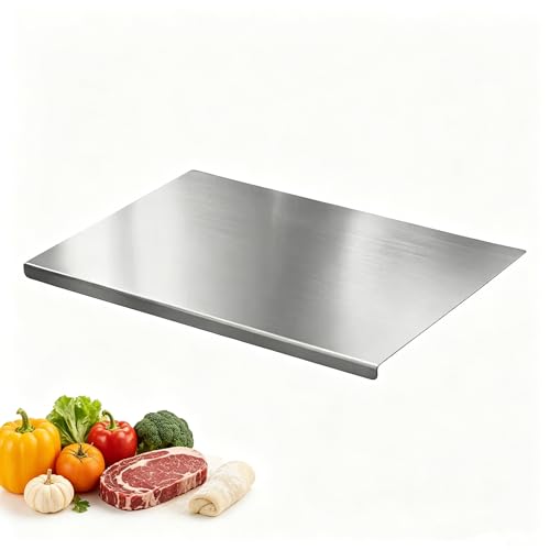 Tabla de cortar de acero inoxidable 69.85x39.88 cm miniatura 1