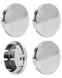 GAJUS Coprimozzo Ruota Auto Universale Set di 4, Colore Cromato, Accessori Auto Cerchio Universali per Auto, Tappi Ruota Antiruggine, Dimensione Standard per Maggiori Modelli di Auto