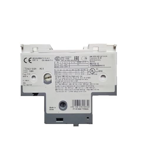 Disjoncteur de protection moteur MS116 boîtier compact tripolaire réglage fin 0,63A - 4