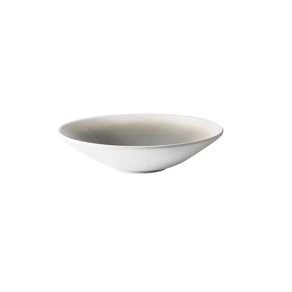 XYIANG Salad Bowl Nordic Ramen Bowl Ceramic Household Instant Noodle Bowl Noodle Bowl Retro Salad Bowl Vegetable Bowl Large Soup Bowl Dessert Snack Bowls (F2pc)