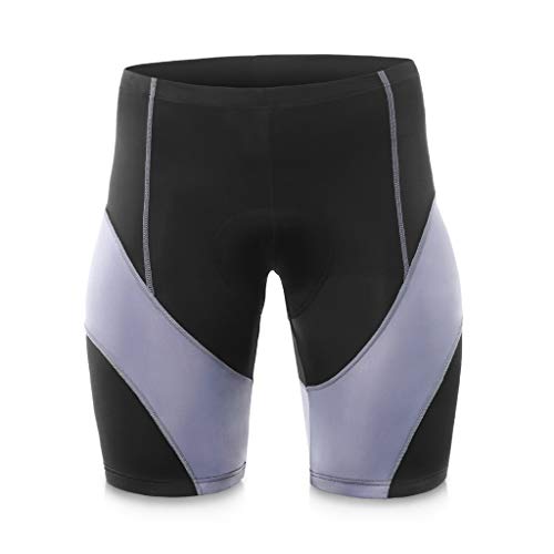 Pantalones Cortos para Ciclismo Hombre L Gris