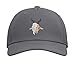 Disney Zootopia Gazelle Cute Kawaii Big Face Costume Adjustable Printed Baseball Hat, Slate Grey