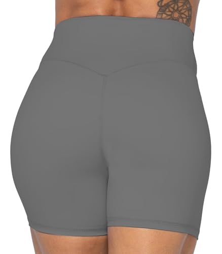 Image of Sunzel No Front Seam High Waist Biker Shorts for Women, Squat Proof Yoga Workout Gym Bike Shorts | 3, 5 Or 8-Inch Inseam, High Waisted, Tummy Control, No Front Seam, Buttery Soft, Compression Fit, Squat Proof