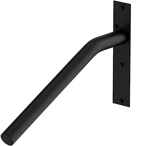 Appui mural en acier inoxydable pour escalier extérieur design noir