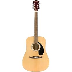 Fender FA-125 – Pack guitare acoustique + accessoires – Naturel - Les Beatles, Paul McCartney, John Lennon, RIngo Starr, George Harrison Fender FA-125 - Pack guitare acoustique + accessoires - Naturel – Image 2