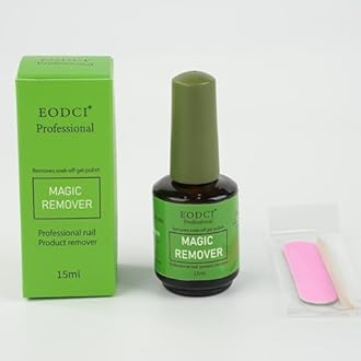 Eodci Magic Gel Nail Polish Remover, Soak-Off Quick,Minutes Easily Professional Remove Gel Nail Polish, Gel Polish Remover for Nails -15ml