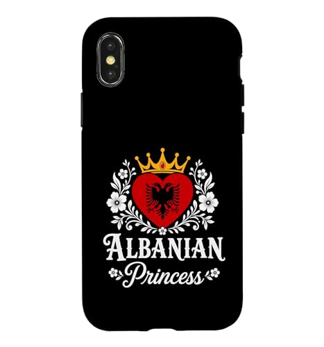 Albanian Princess Albania Flag Proud Albanian Girl �X�}�z�P�[�X iPhone X/XS �p