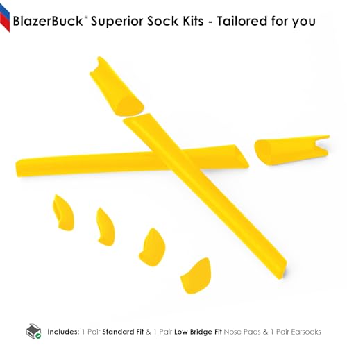Image of BLAZERBUCK Replacement Sock Kits Earsocks & Nosepieces for Oakley Half Jacket XLJ Sunglass