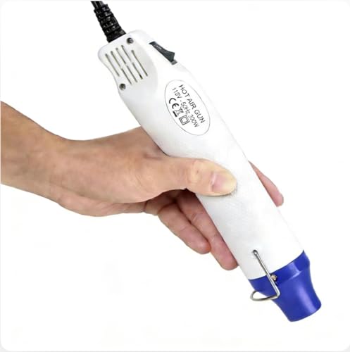 Mini Heat Gun, Fast Heating Hot Air Gun for Crafting, Embossing, Shrink Wrapping, and DIY Projects