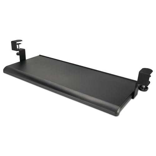Alera Adaptivergo Clamp-On Keyboard Tray, 30.7" X 13", Black - Image 2