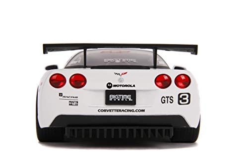 Jada Bigtime Muscle 1:24 Chevy Corvette C6R Blanco miniatura 3