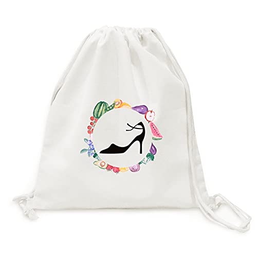 Sac en tissu pliable à sangle ergonomique pour transporter fruits et légumes