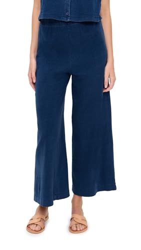 Z SUPPLY Women's Scout Jersey Denim Pants, Indigo, Blue, S