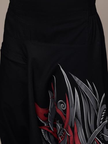 Image of The Veshti Company Printed Harem Pants for Men's Cotton Hippie Style Baggy Boho Yoga Pajama Pant with Pocket
