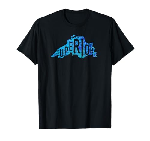 Distressed Great Lakes Lake Superior Tee T-Shirt
