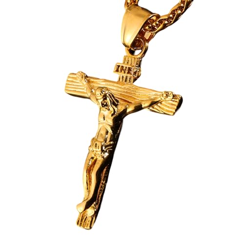 Collier Crucifix en Argent Sterling 925 à porter au quotidien pour affirmer sa foi