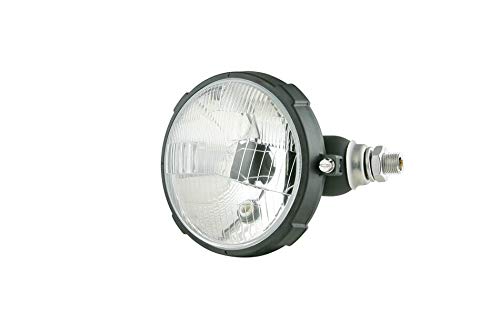 2x Traktorscheinwerfer Rund 161 Mm – 12V/24V Für Zetor, Ursus – Mit Stecker (WESEM)