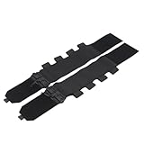 Jungle Leopard Tactical Removal Vest Quick Release Buckle Set Hunting FCSK Molle Elastic Cummerbund Waist Cover Gear(BLK-4AR)