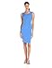 Kasper Women's Solid Stretch Crepe Dress