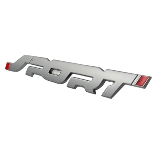 Sticker Sport de metal gris para transformar el aspecto exterior de tu coche 4