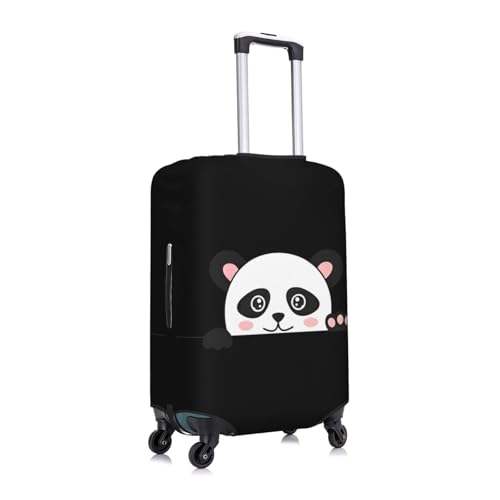 Cute Panda Travel Luggage Cover Suitcase Protector Bag,Dust-Proof Fits 18-32 Inch Luggage,Baggage Covers For Kid And Adult,Medium3