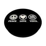 Zoom IMG-1 peace love and vinyl simple