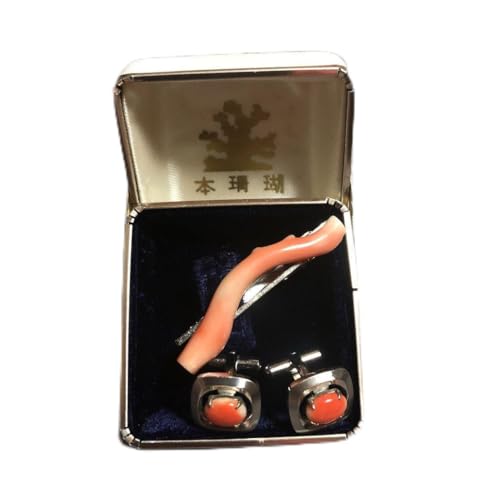 s*g様 サンゴ カフス タイピン まとめ 赤珊瑚 桃珊瑚 ビジネス 総重量16 imgrc0075672961.jpg