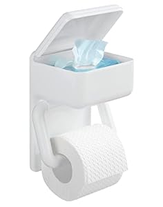 Maximex 8514500 Toilettenpapierhalter 2-in-1 Kunststoff