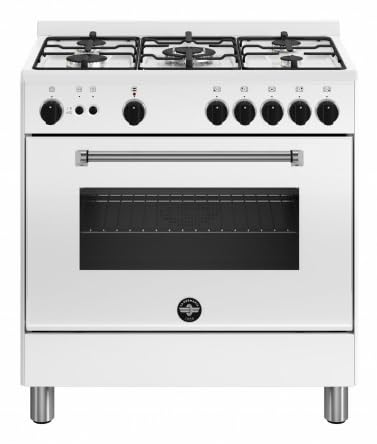 Bertazzoni La Germania Americana AMN855GBV/24 four Electrique Gaz Blanc A