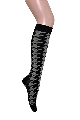 Image of Triple M Plus Elite Quality Soft Cotton Knee High Argyle /Houndstooth /plain Socks (regular size)