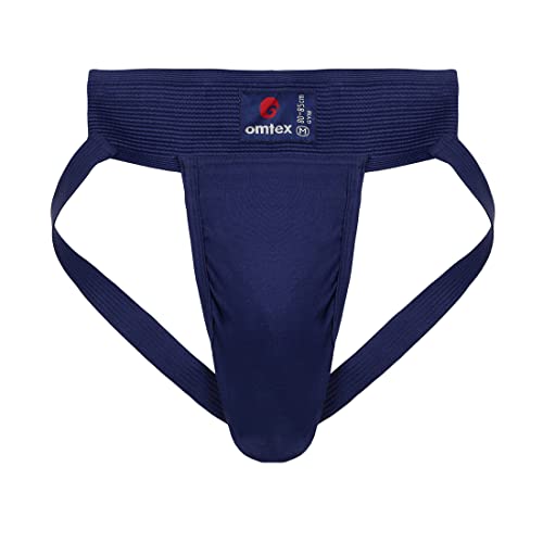 omtex Athletic Gym Cotton Stretchable Supporter Jockstraps with Cup Pocket, Ideal for Workout and Sports Quick Dry Moisture Wicking Underwear
