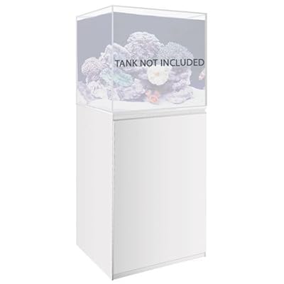 All Pond Solutions 45-120cm Aquarium Fish Tank Cabinets - Available in Black & White (45 cm, White)