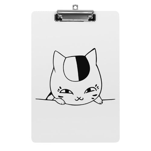 クリップボード 夏目友人帳 ニャンコ先生 猫 A4 用箋挟み マグフラップ クリップファイル ワードパッド 文具ボード ファイルバインダー 伝票バインダー ファイルボード 文房具 軽量 縦型 持ち運び便利 教室 事務用 おしゃれ